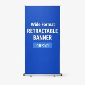 Wide Format Retractable Banner (48x81)