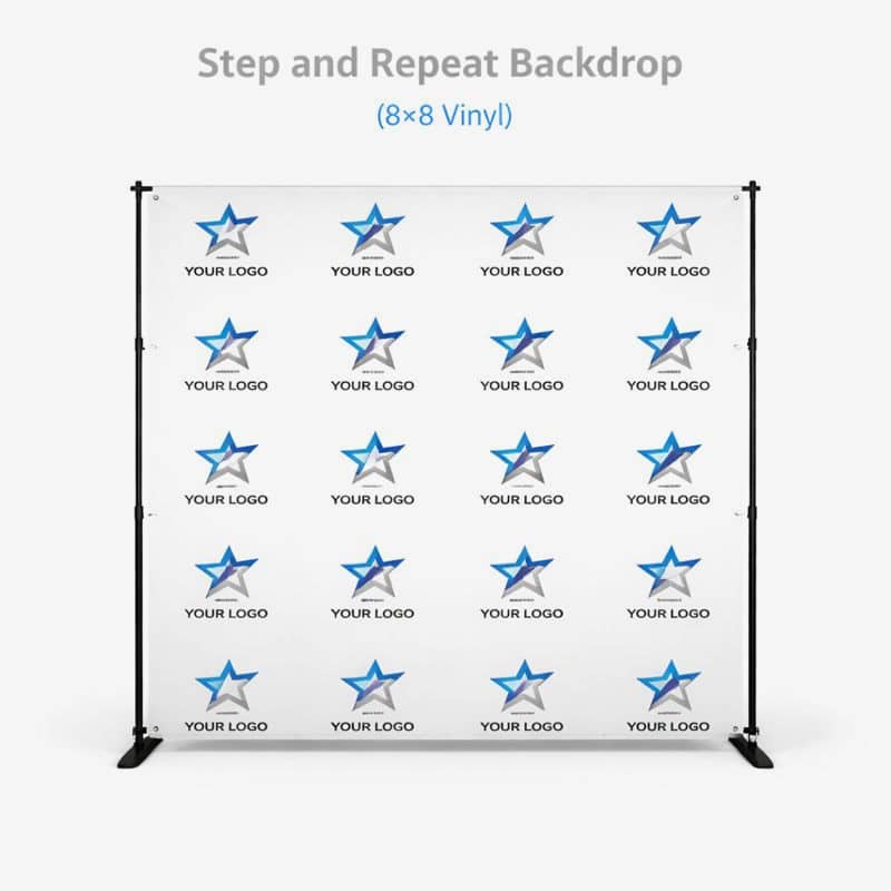 Step and Repeat Backdrop (8x8 Vinyl)
