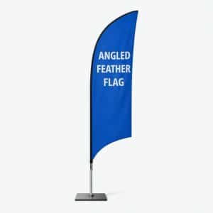 Angled Feather Flag