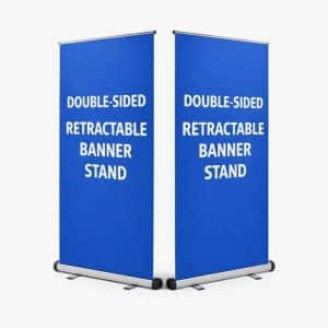 Double-Sided Retractable Banner Stand