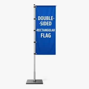 Double-Sided Rectangular Flag