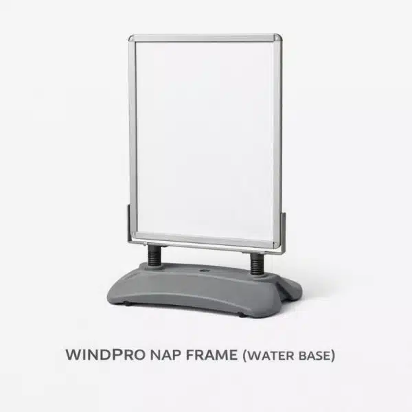 Water Base Sign Frame WindPro Snap Frame (Water Base) - Custom Banners, Flags & Business ...